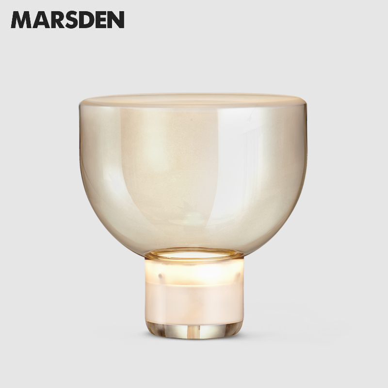 马斯登玻璃台灯软装护眼设计师