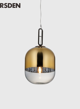 马斯登主卧卧室床头吊灯创意个性艺术轻奢单头玄关过道吧台吊线灯