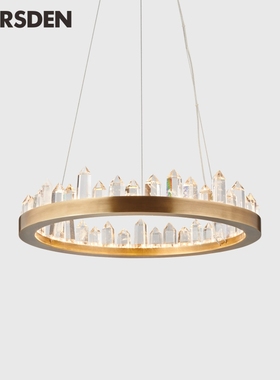 马斯登餐厅吊灯现代简约大气轻奢设计师艺术金属样板房高级感灯具