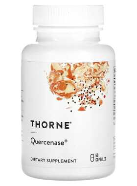 美国Thorne Research Quercenase槲皮素菠萝蛋白酶 60粒胶囊