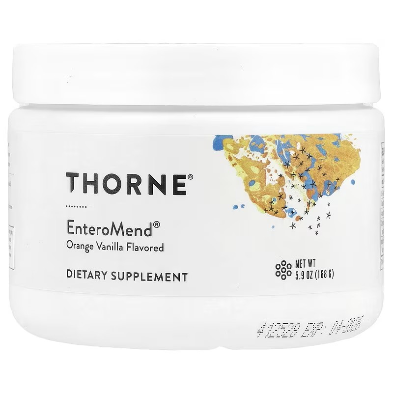 美国Thorne Research EnteroMend橘子香草味 胃肠道黏膜保护168克图片