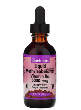 美国 Bluebonnet Nutrition 液体甲基钴胺维生素 B12滴剂 59ml