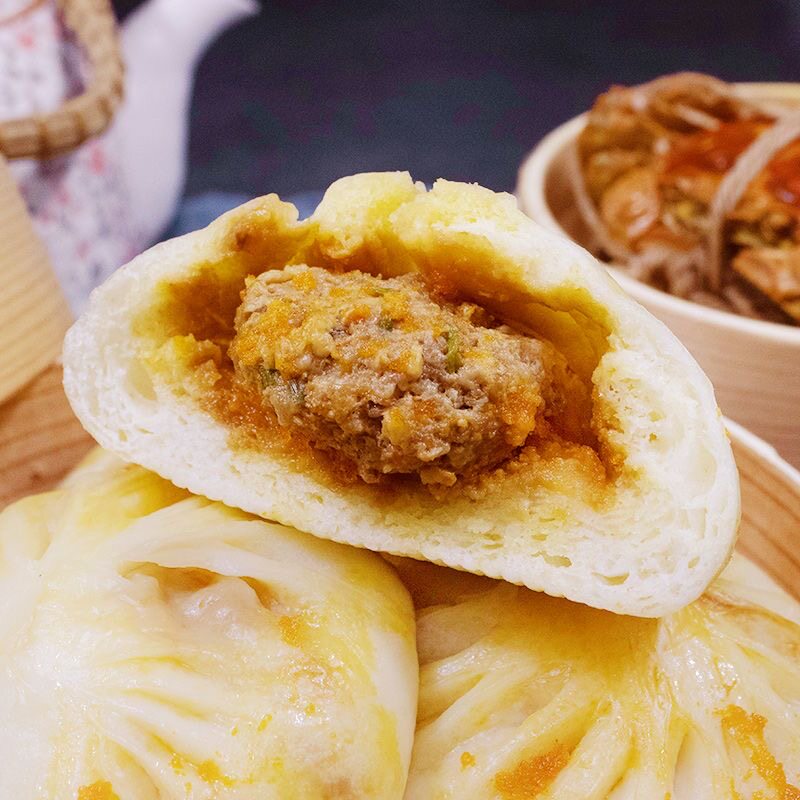 正宗蟹黄肉包子冶春早餐速食扬州特产蟹黄包子儿童营养早餐半成品