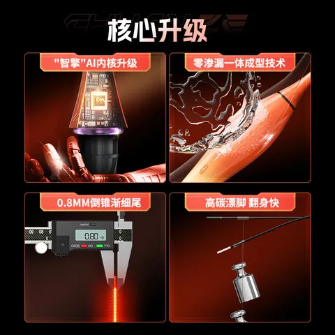 尾夜光漂日夜两用灯珠浮漂川泽清晰LED一体EG钓鱼用具变色316醒目