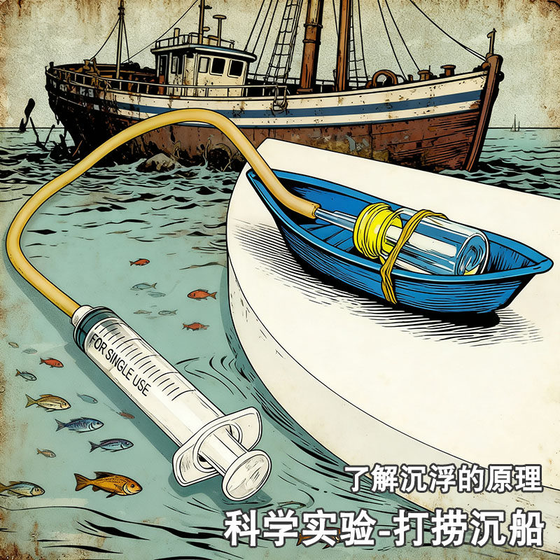 科学实验考古打捞沉船儿