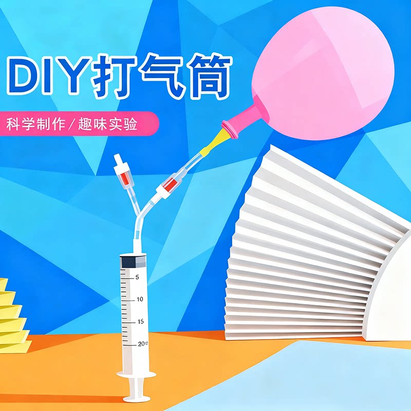 儿童简易打气筒科技发明