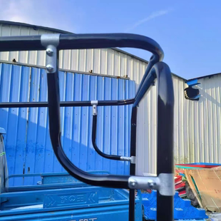 电瓶电动三轮车篷雨棚专用配件支撑架子加粗厚S型前腿后腿钢管包