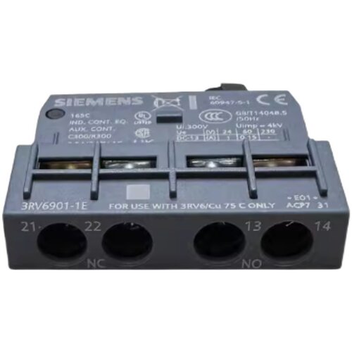 原装西门子 马达保护开关辅助触点 3RV6901 2901-1E 2E断路器触头