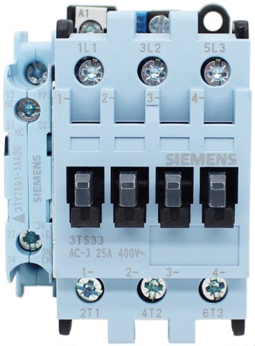 原装正品西门子接触器AC-3 25A 400V/AC-1 42A 3TS33 11-0X N0+NC