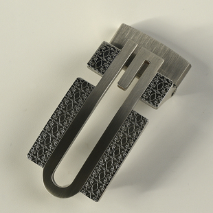 33MM男士腰带扣板扣时尚裤带平滑扣 适合32-33毫米一字型孔眼带身