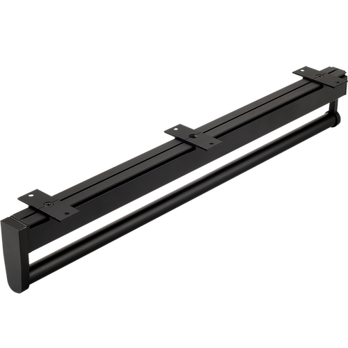 顶耐伸缩滑轨挂衣杆竖装衣柜内顶装纵向抽拉式衣橱横杆裤架晾衣杆