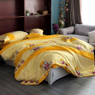 200 210 230 被套150 40支斜纹棉卡通高支高密布料做