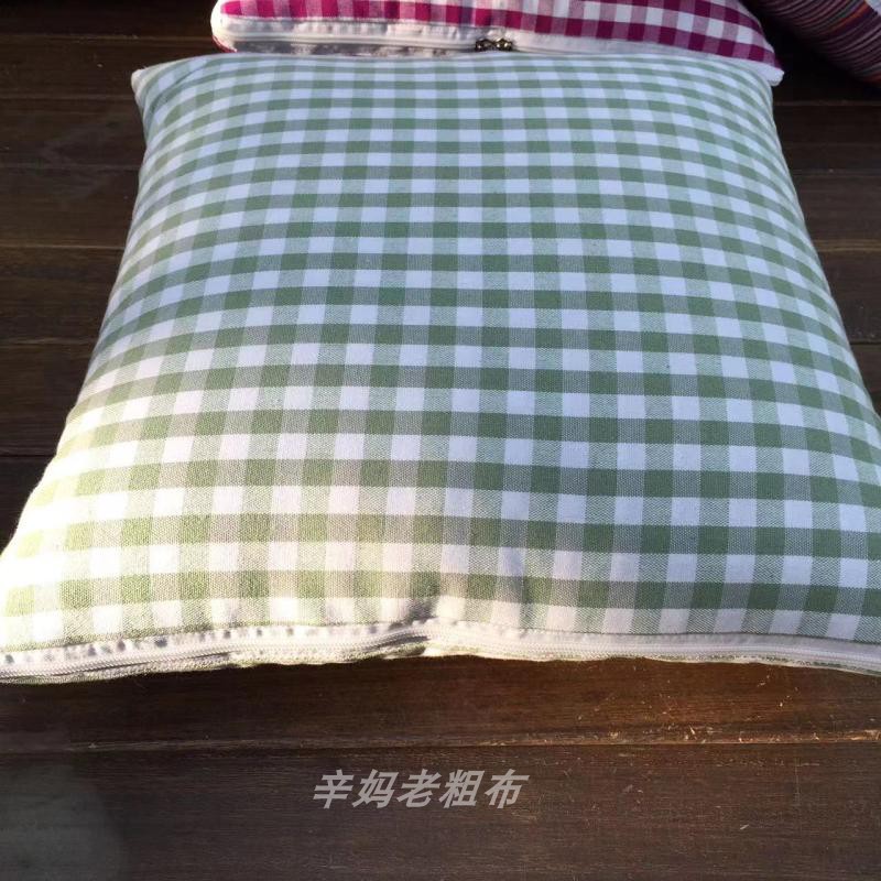 纯棉老粗布抱枕被柔软舒适