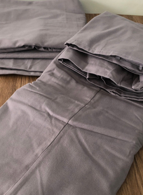 纯手工灰色四件套窄幅布料有拼接只有一套默认微瑕
