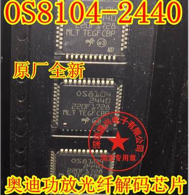 FOS8104 OS8104-2440 奥迪汽车音响光纤功放光纤驱动芯片全新原装