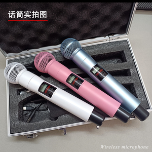 无线话筒一拖二58手持会议直播家庭KTV舞台K歌户外家用无线麦克风