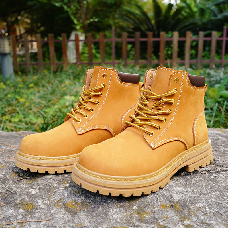 手工定制大黄靴男女牛皮马丁靴