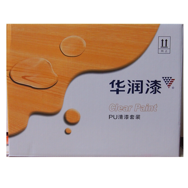 包邮华润聚酯高光亮光木器漆家具翻新清面漆5公斤家具漆 实木漆高