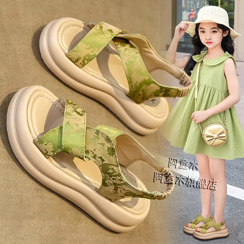 时尚凉鞋女童2026新款夏季儿童公主鞋防滑女孩夏天沙滩凉拖中大童