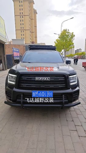 长城新哈弗H5金属前后防撞杠保险杠加厚吕拓展平台折叠爬梯侧边账