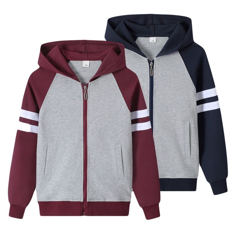 中小学生校服套装休闲运动服儿童藏青枣红棒球服小学生统班服套装