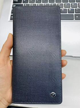 蒙娜丽莎钱包男钱夹卡位钱包长款加厚相册多零钱包商务男包