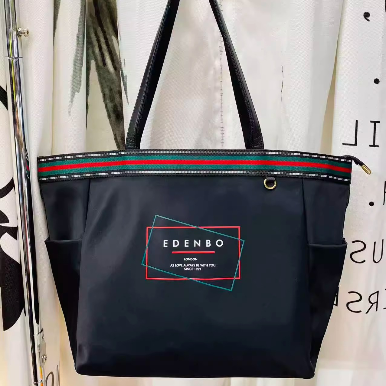 托特包女饺子包大包尼龙防水托特包大容量通勤包单肩女包爱登堡男