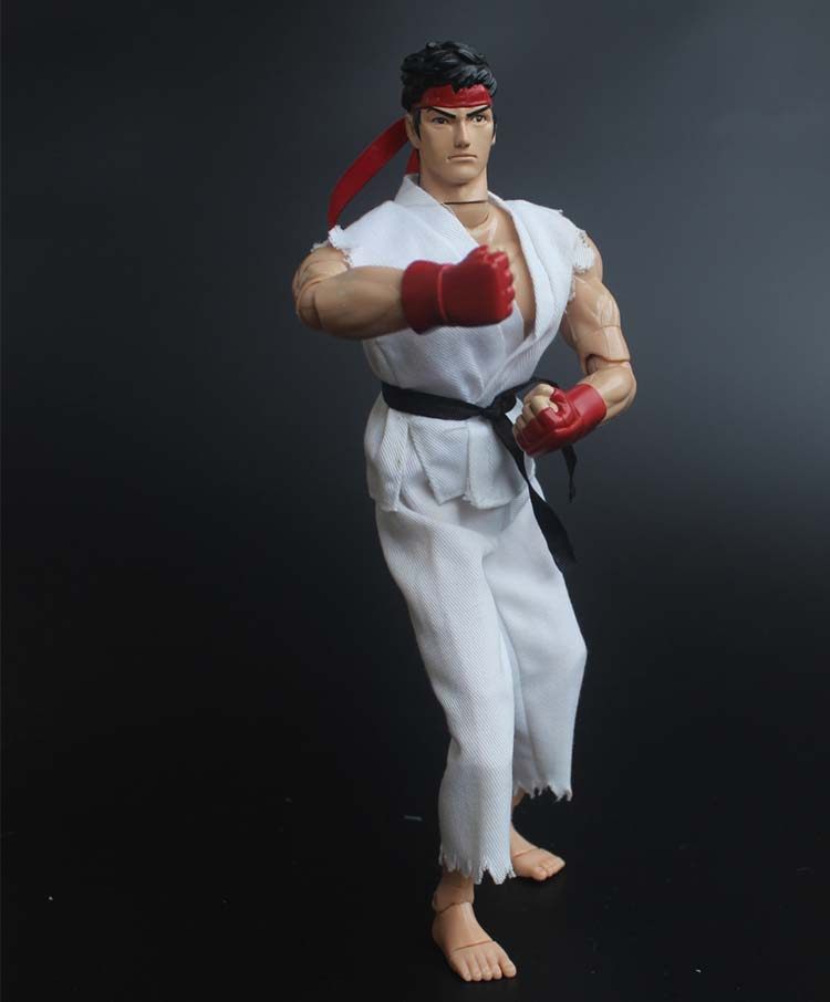 2001街头霸王 卡普空对SNK 2 隆Ryu 街霸超可动人偶手办 散货d8