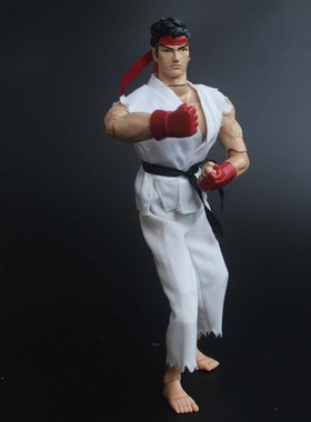 2001街头霸王 卡普空对SNK 2 隆Ryu 街霸超可动人偶手办 散货d8