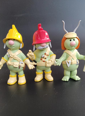 日版散货Jim Henson Fraggle Rock Doozers布偶奇遇记pvc人偶现货