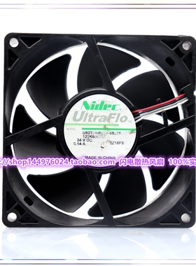 原装NIDEC U92T24MUA7-53J56 9025 24V 0.14A 9CM 变频器散热风扇