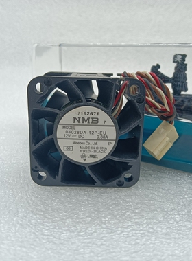 NMB 04028DA-12P-EU 4028风机 DC12V 0.88A 4厘米服务器散热风扇