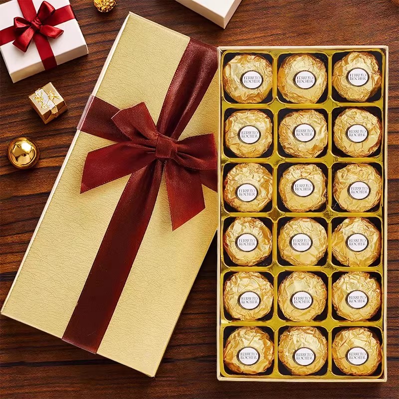 费列罗榛果威化巧克力礼盒送女友老婆礼物婚礼结婚喜糖糖果零食