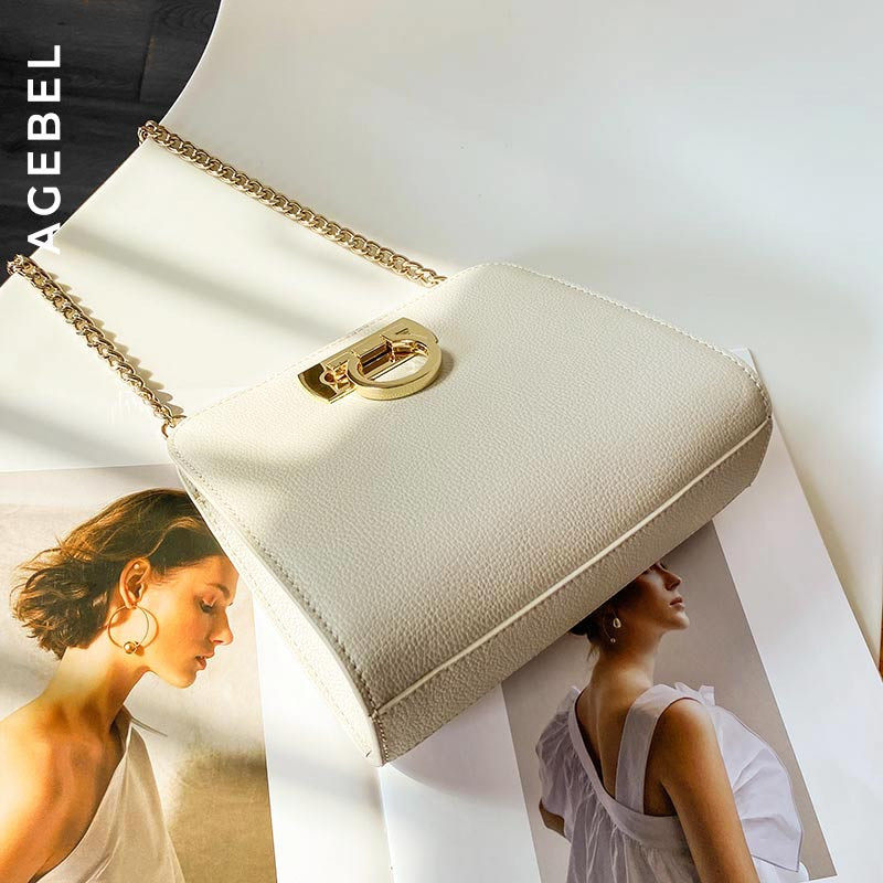 2021新款森系单肩迷你贝壳包链条小包包大气百搭斜跨包少女小挎包