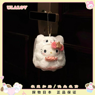 日本ULALOV真可爱鬼万圣节Kitty糖果系列黑美丑鱼毛绒玩具包挂件