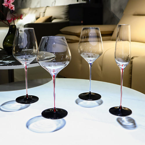 轻奢水晶玻璃红泡酒餐厅香槟