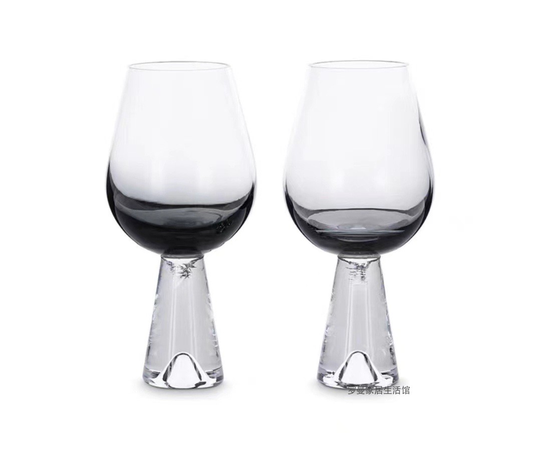 样板房饰品摆件灰色酒具玻璃杯