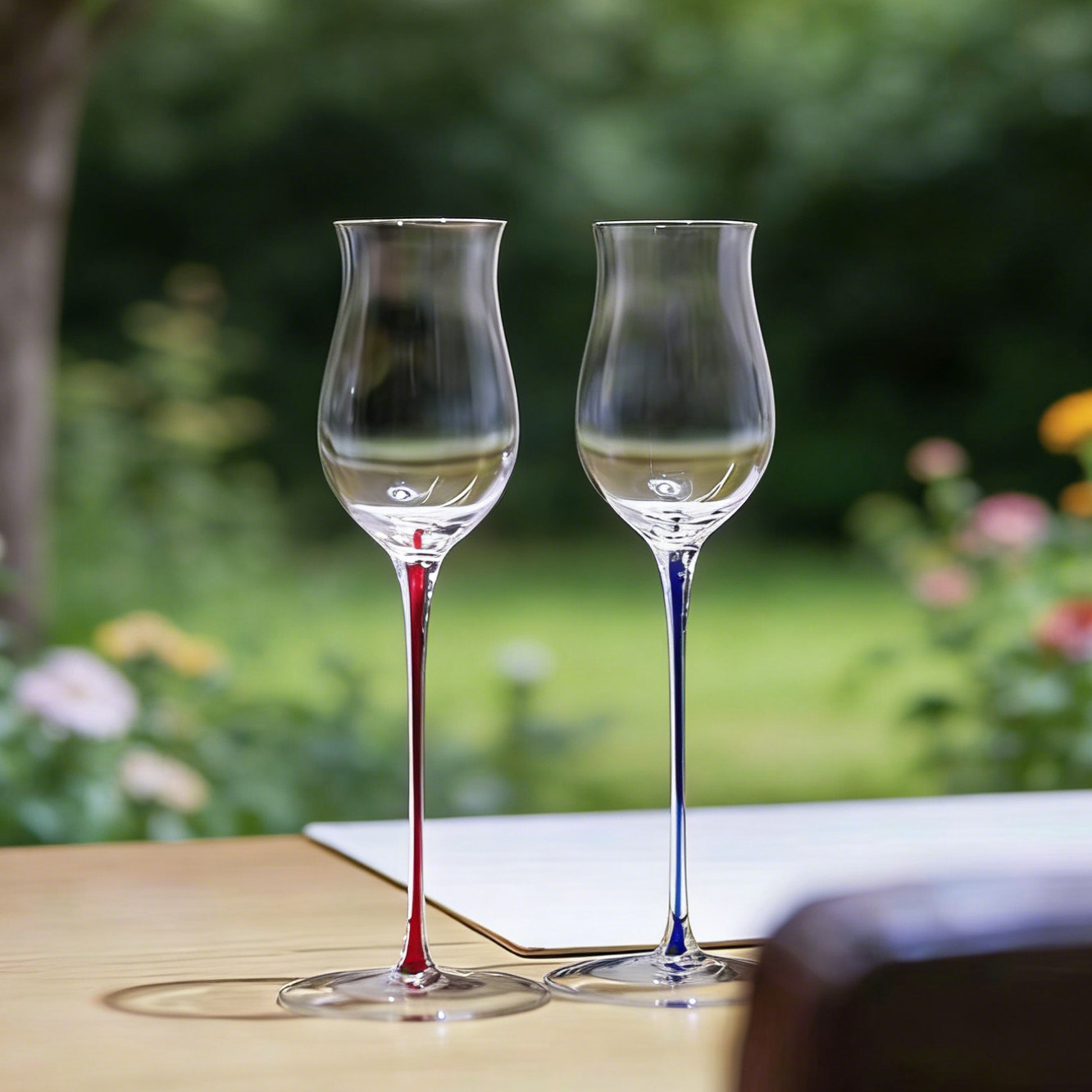 网红红杆水晶玻璃威士忌闻香杯