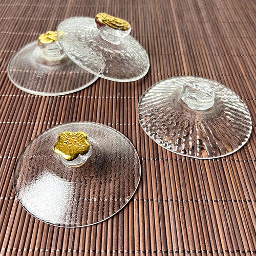 泡茶盖碗的盖子 单独盖子玻璃盖 茶具单盖子三才盖碗茶碗茶杯单盖 - 封面