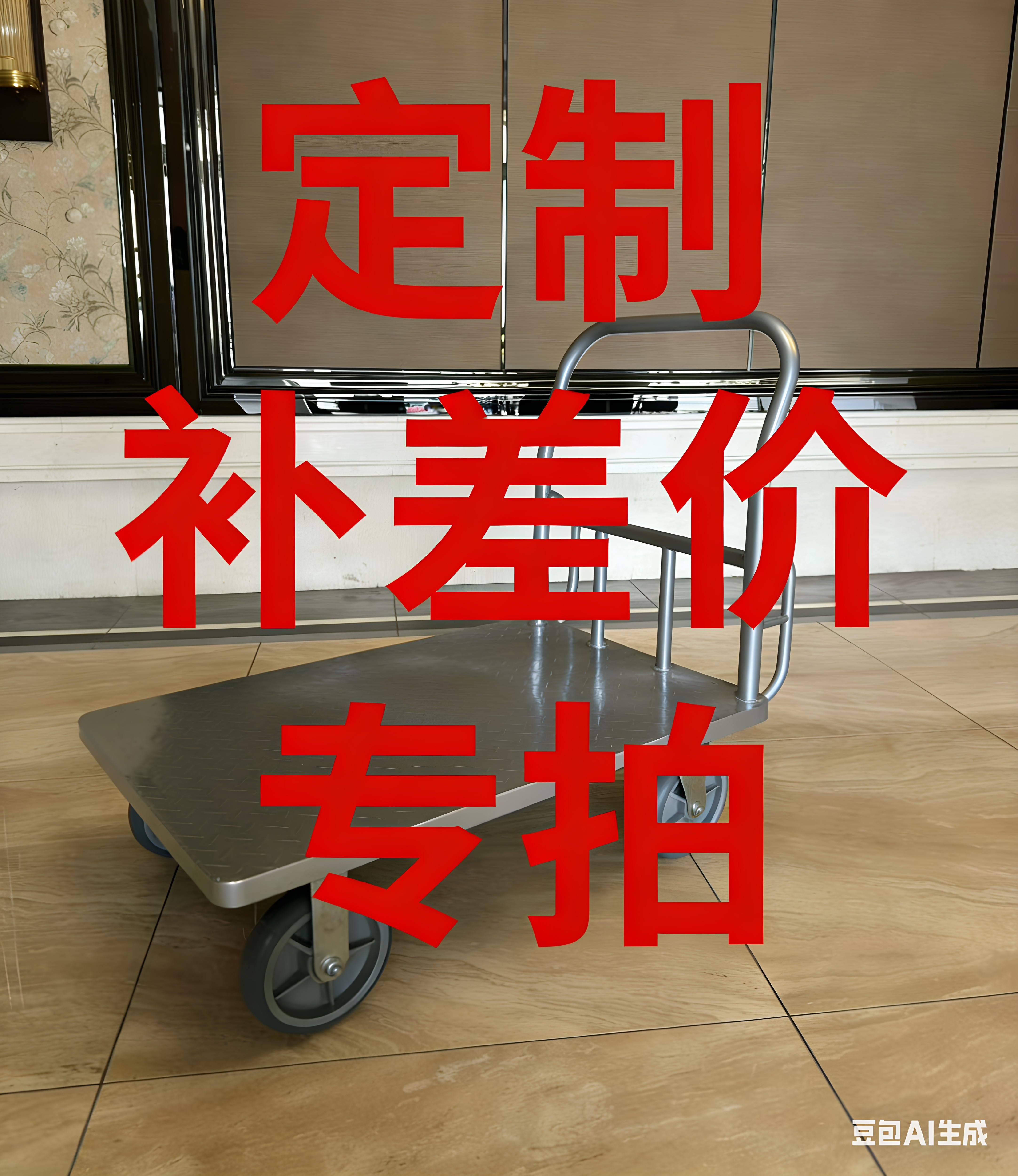定制各种款式推车平板车图片