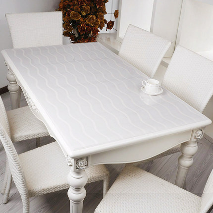 软质玻璃PVC防水防烫防油免洗餐桌布透明台布磨砂茶几垫水晶板