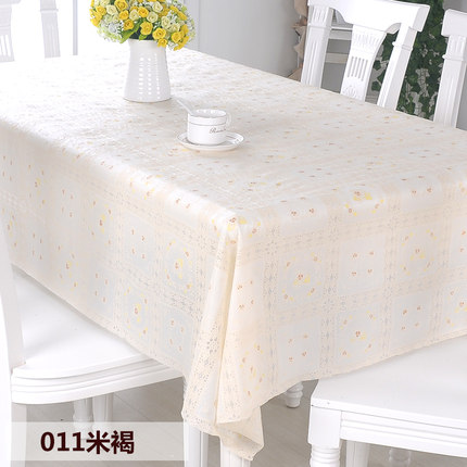 PVC田园桌布防水免洗塑料布艺餐桌布软玻璃台布防油桌垫茶几垫
