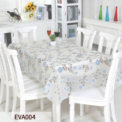 竹月阁环保桌布防水免洗EVA台布防油餐桌布桌垫几乎无味