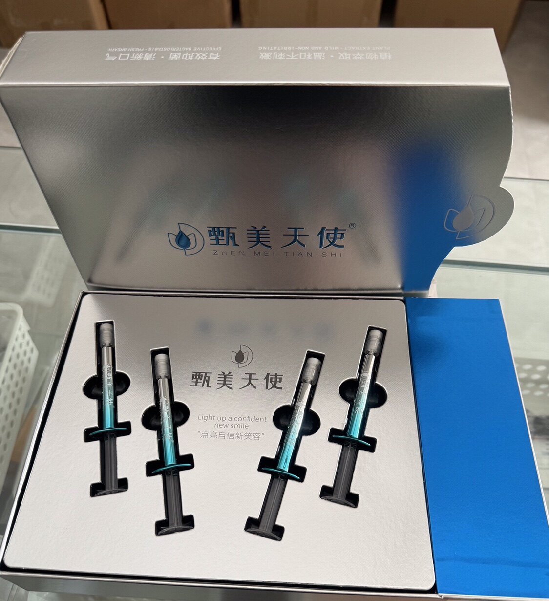 原牙色素提取凝胶甄美天使套盒同款工厂直供浅美天使修复液包教会