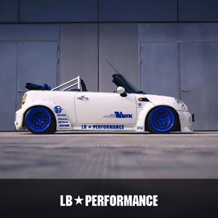 LB PERFORMANCE车贴LB WORKS改装尾翼车身前杠机盖反光汽车贴纸