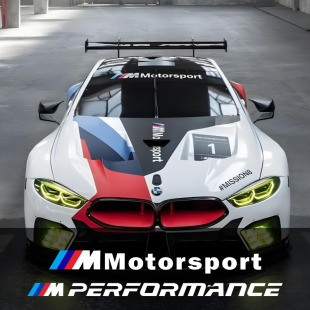 适用于宝马BMW前档风玻璃汽车贴纸压头纸Performance改装M3拉花97
