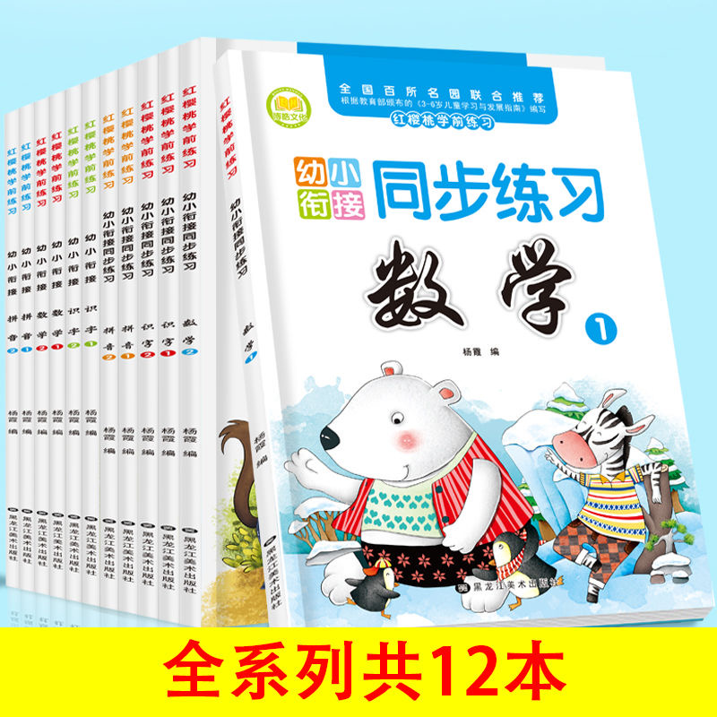 博皓文化红樱桃学前练习幼小衔接整合教材