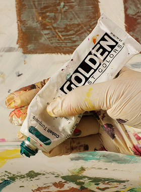 进口GOLDEN高登丙烯厚重型专业厚涂绘画颜料diy手绘衣服球鞋防水