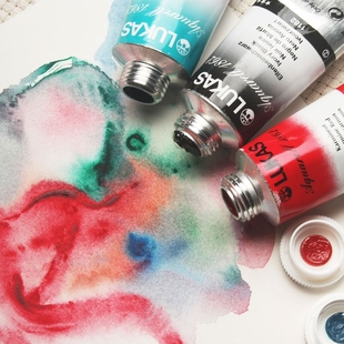 进口德国LUKAS卢卡斯水彩颜料1862大师级艺术家专用管彩24ml单支