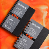 CANSON康颂速写本硬壳素描本A4线圈美术生手绘画画本A5 16开 8开